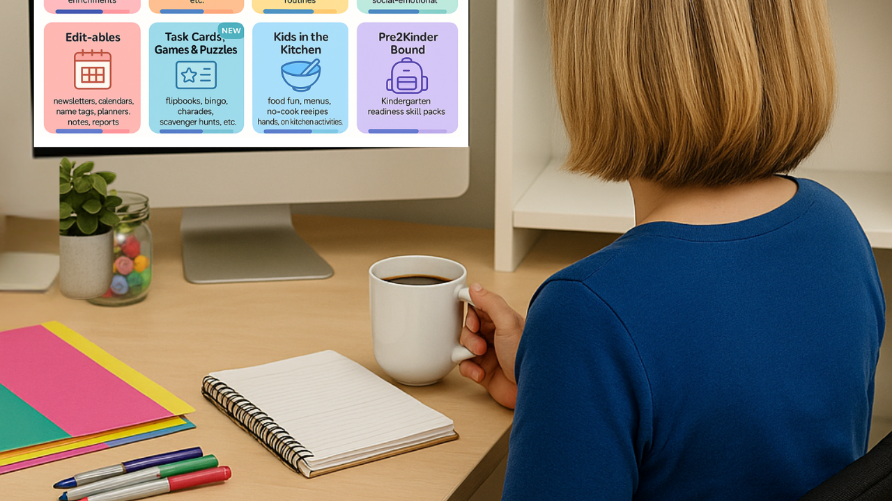 Woman-checking-out-Print2Learn-member-dashboard (1)